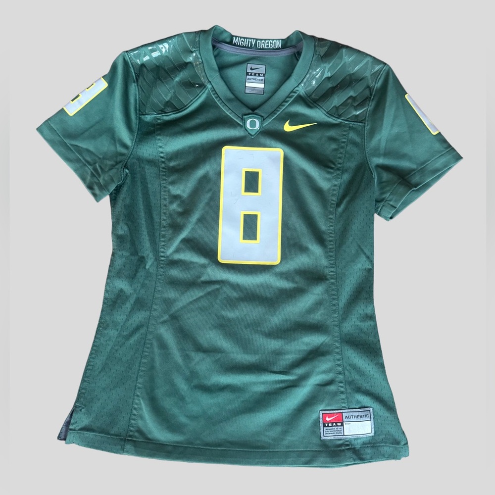 Women’s Authentic Marcus Mariotta Nike Oregon UofO Jersey with Wings